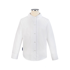 Thumbnail of Long Sleeve Peter Pan Blouse- Female (in color WHITE)