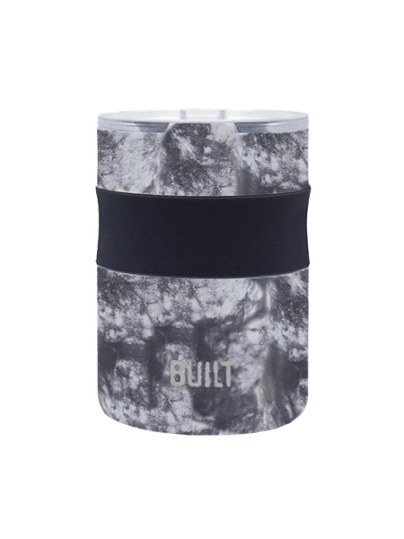 LUNCH PRODUCTS - BUILT 12 OZ VACUUM INSULATED DSK MUG BLACK MARBLE