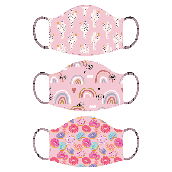 Full size image of CANDY LAND PPE: Designed by Kids & Teens for Kids & Teens - 3 pack (in color PINK)
