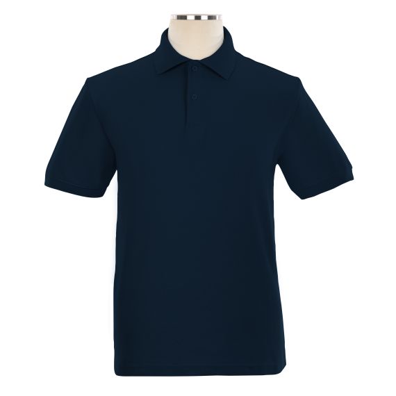 Full size image of Clearance Short Sleeve Golf Shirt (in color NAVY)