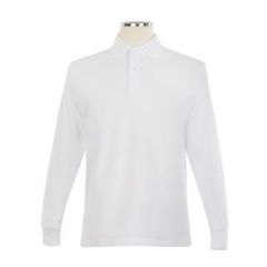 Thumbnail of Classic Comfort Long Sleeve Polo (in color WHITE)